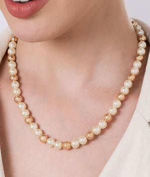 GOLD AZURE CELESTIAL NECKLACE