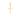 GOLD PLATED CROSS PENDANT