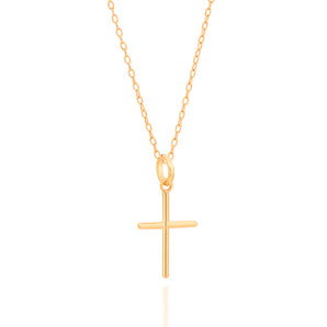 GOLD PLATED CROSS PENDANT