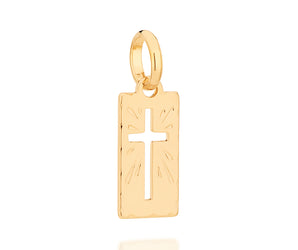 GOLD CROSS PENDANT
