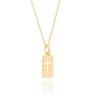 GOLD CROSS PENDANT