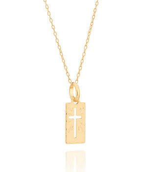 GOLD CROSS PENDANT