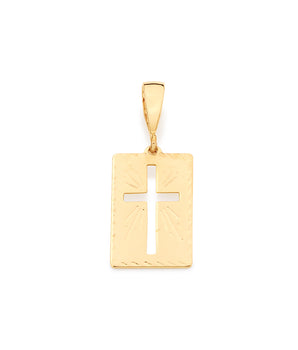 GOLD CROSS PENDANT