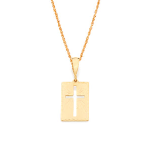 GOLD CROSS PENDANT