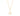 GOLD PENDANT WITH RHODIUM