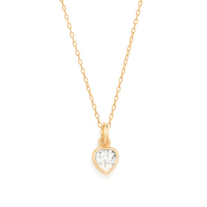 HEART SOLITAIRE PENDANT WITH ZIRCONIA