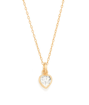 HEART SOLITAIRE PENDANT WITH ZIRCONIA