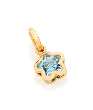 GOLD PLATED PENDANT WITH CRYSTAL
