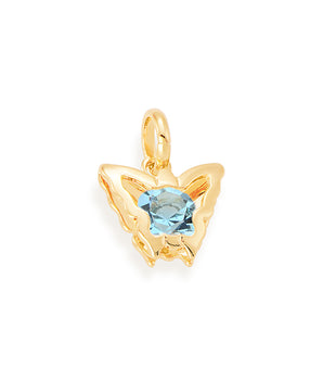 GOLD PENDANT WITH CRYSTALS