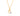 GOLD PENDANT WITH CRYSTALS AND RHODIUM