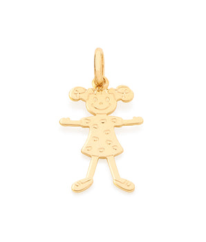 GOLD PLATED GIRL PENDANT