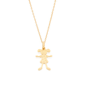 GOLD PLATED GIRL PENDANT