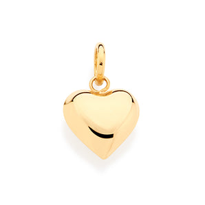 GOLD BUBBLE HEART PENDANT
