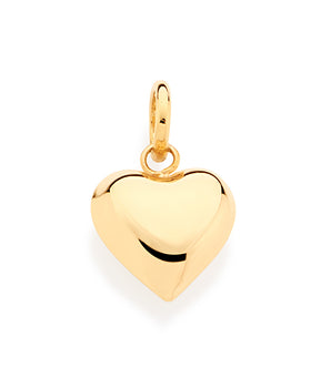 GOLD BUBBLE HEART PENDANT