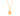 GOLD PLATED PENDANT WITH CRYSTAL