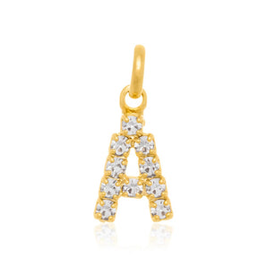 GOLD PLATED PENDANT WITH CRYSTAL