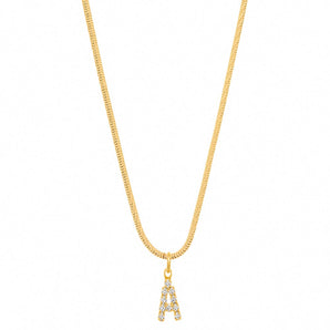 GOLD PLATED PENDANT WITH CRYSTAL