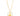 GOLD PENDANT WITH CRYSTAL