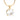 GOLD PENDANT WITH ZIRCONIA