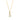 GOLD PLATED CAT PENDANT WITH ZIRCONIA
