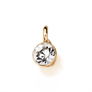 GOLD PLATED PENDANT WITH CRYSTAL