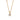 GOLD PLATED PENDANT WITH CRYSTAL