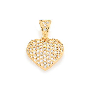 GOLD PENDANT WITH ZIRCONIA