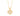 GOLD PENDANT WITH ZIRCONIA