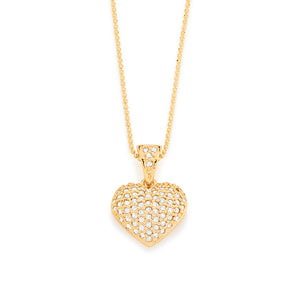GOLD PENDANT WITH ZIRCONIA