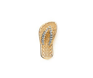 GOLD PENDANT WITH ZIRCONIA