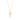 GOLD PLATED PENDANT WITH PEARL AND CRYSTAL
