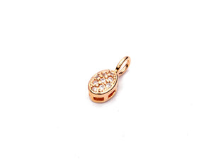 GOLD PENDANT WITH ZIRCONIA