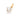 GOLD PLATED SOLITAIRE STAR PENDANT WITH ZIRCONIA