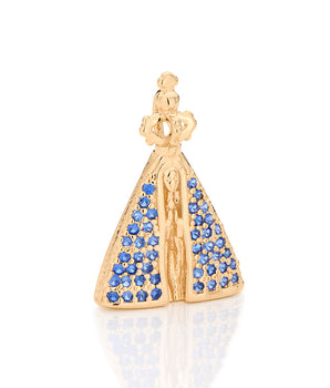 GOLD PENDANT WITH ZIRCONIA
