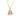 GOLD PENDANT WITH ZIRCONIA