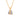 GOLD PENDANT WITH ZIRCONIA