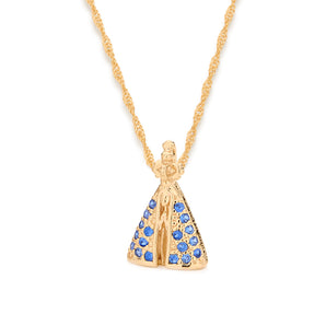 GOLD PENDANT WITH ZIRCONIA