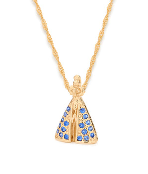 GOLD PENDANT WITH ZIRCONIA