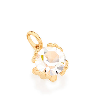 GOLD PLATED PENDANT WITH CRYSTAL