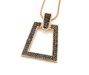 GOLD PENDANT WITH ZIRCONIA