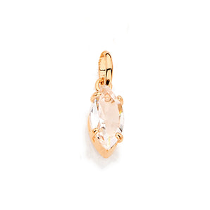 GOLD PENDANT WITH CRYSTAL
