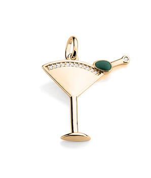 GOLD PENDANT WITH ZIRCONIA