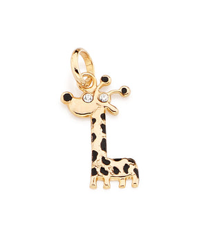 GOLD KID'S PENDANT WITH CRYSTAL