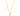 GOLD KID'S PENDANT WITH CRYSTAL