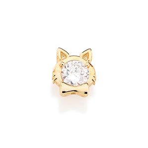 GOLD KID'S PENDANT WITH ZIRCONIA