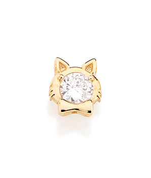 GOLD KID'S PENDANT WITH ZIRCONIA
