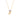 GOLD PENDANT WITH ZIRCONIA