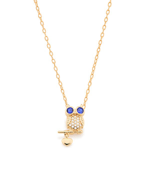 GOLD PENDANT WITH ZIRCONIA
