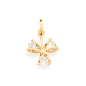 GOLD PENDANT WITH CRYSTAL