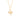 GOLD PENDANT WITH CRYSTAL